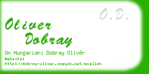 oliver dobray business card